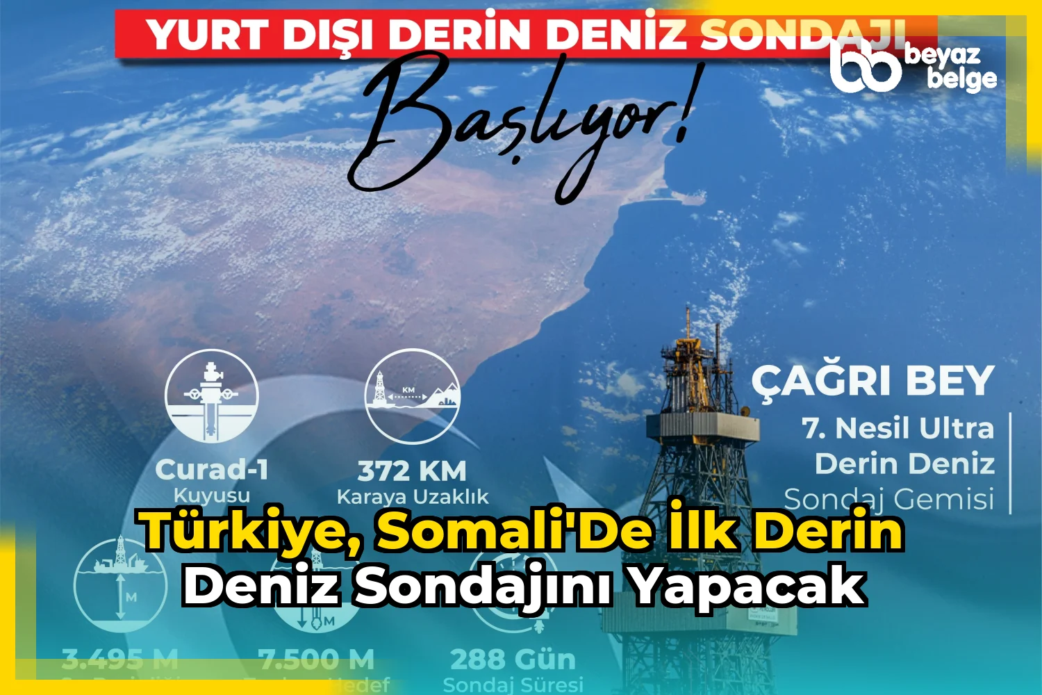 Türkiye, Somali'de ilk derin deniz sondajını yapacak