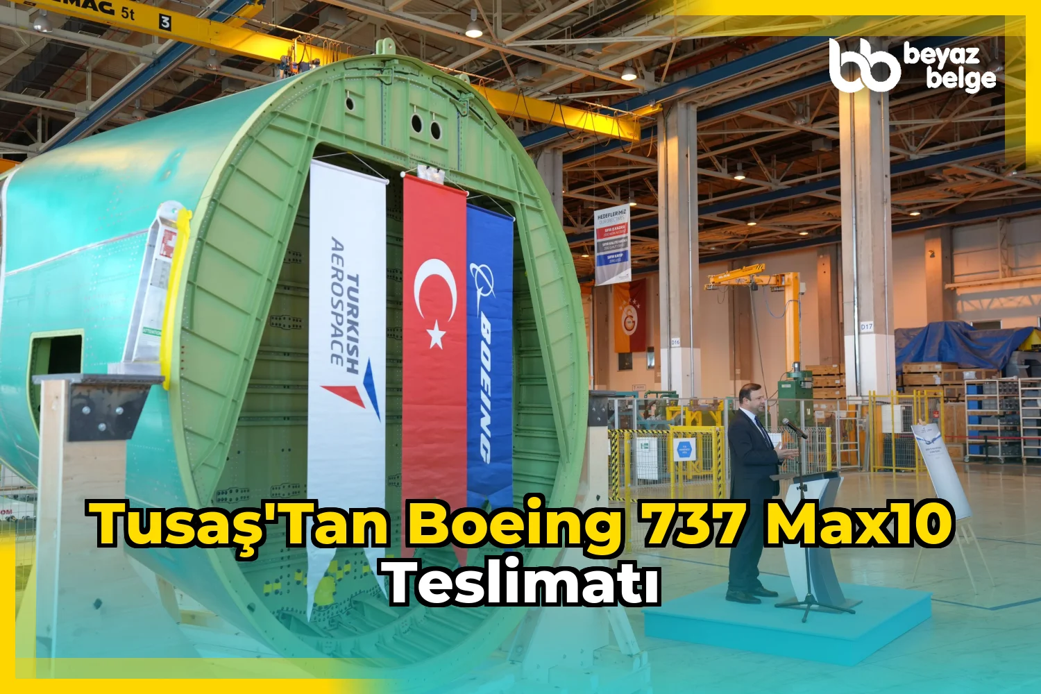 TUSAŞ'tan Boeing 737 MAX10 Teslimatı