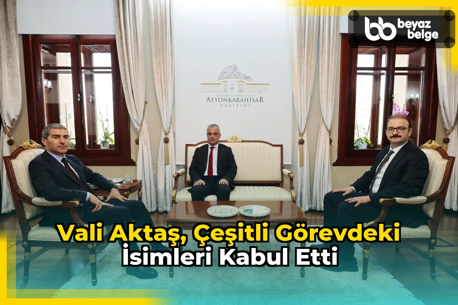 Vali Aktaş, çeşitli görevdeki isimleri kabul etti