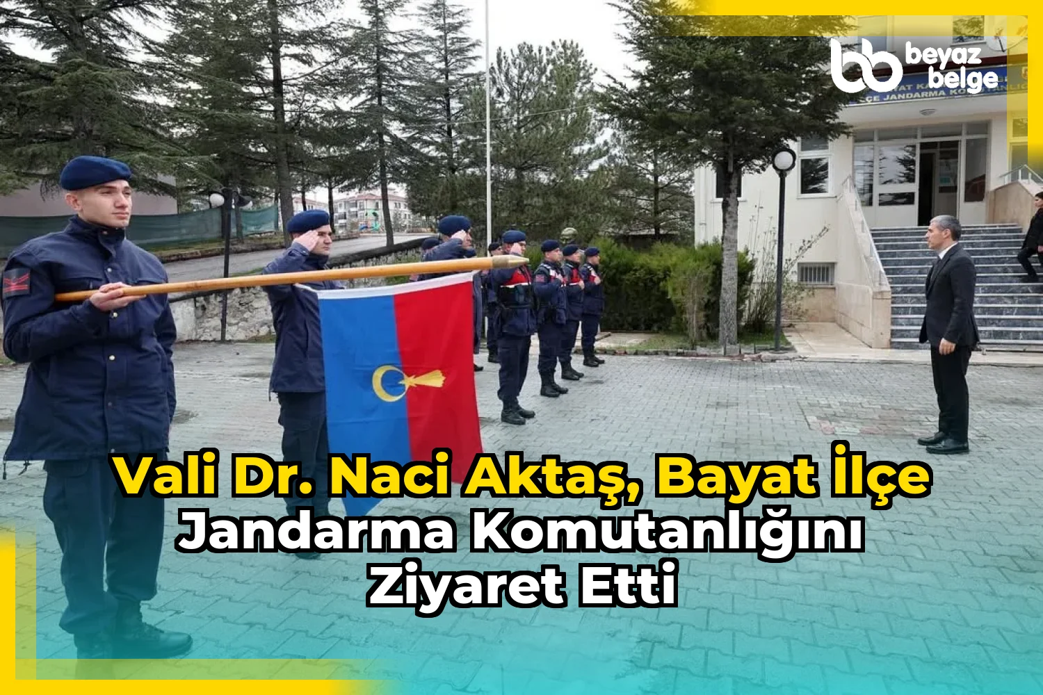 Vali Dr. Naci Aktaş, Bayat İlçe Jandarma Komutanlığını Ziyaret Etti