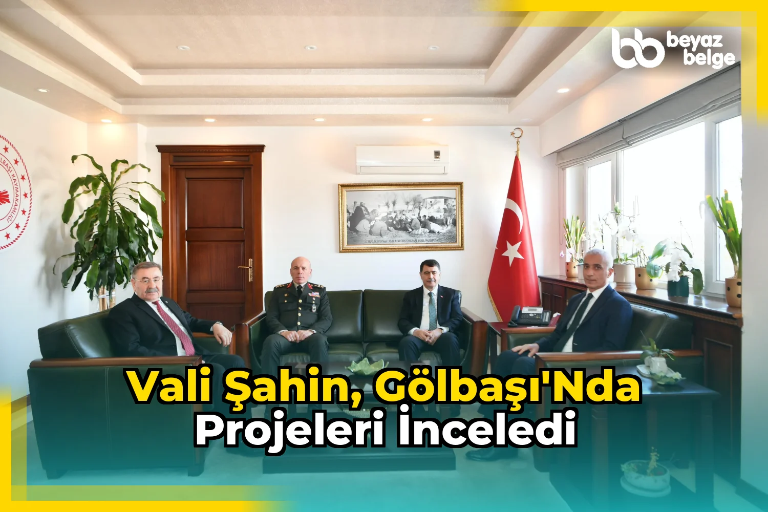 Vali Şahin, Gölbaşı'nda Projeleri İnceledi