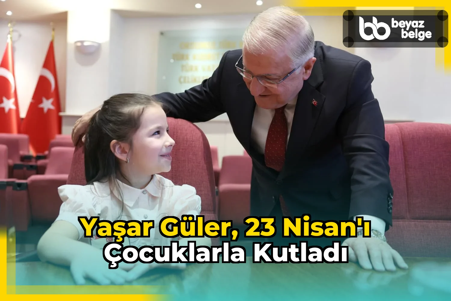Yaşar Güler, 23 Nisan'ı çocuklarla kutladı