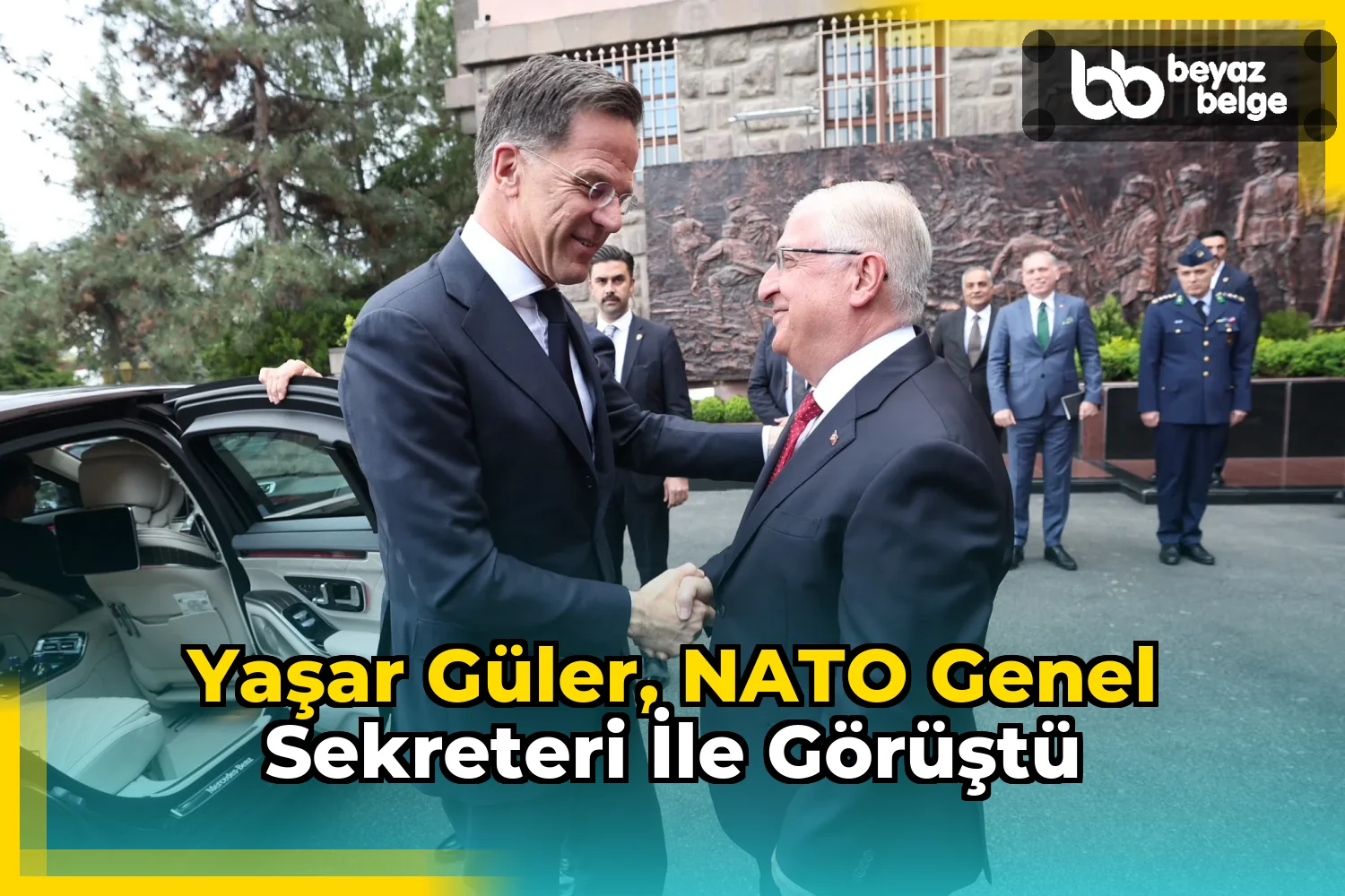 Yaşar Güler, NATO Genel Sekreteri ile görüştü