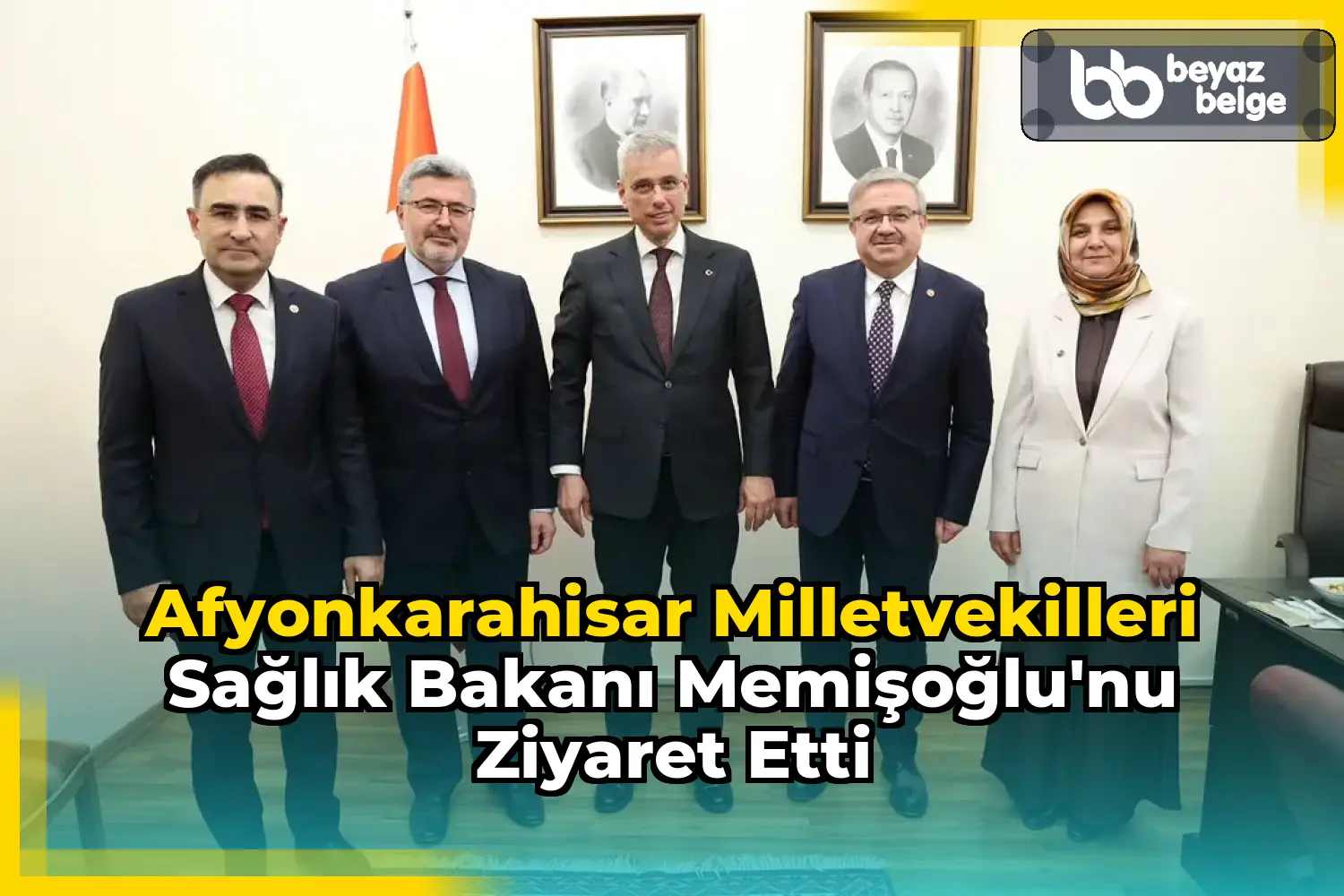 Afyonkarahisar Milletvekilleri Sağlık Bakanı Memişoğlu'nu Ziyaret Etti
