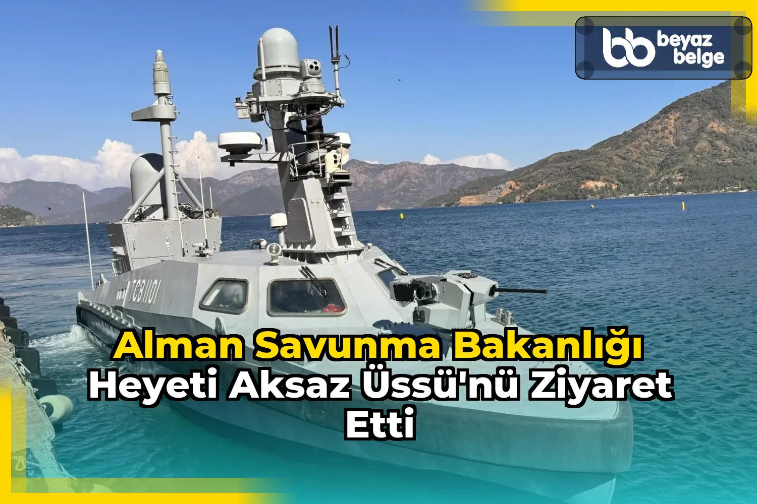 Alman Savunma Bakanlığı heyeti Aksaz Üssü'nü ziyaret etti