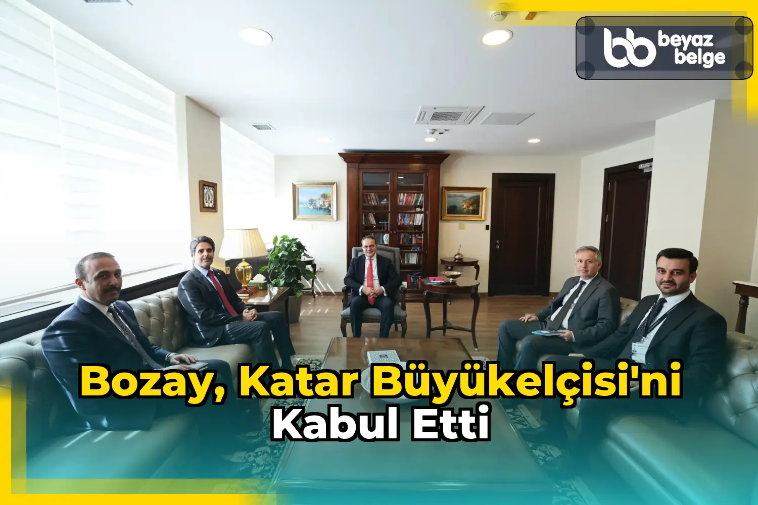 Bozay, Katar Büyükelçisi'ni Kabul Etti