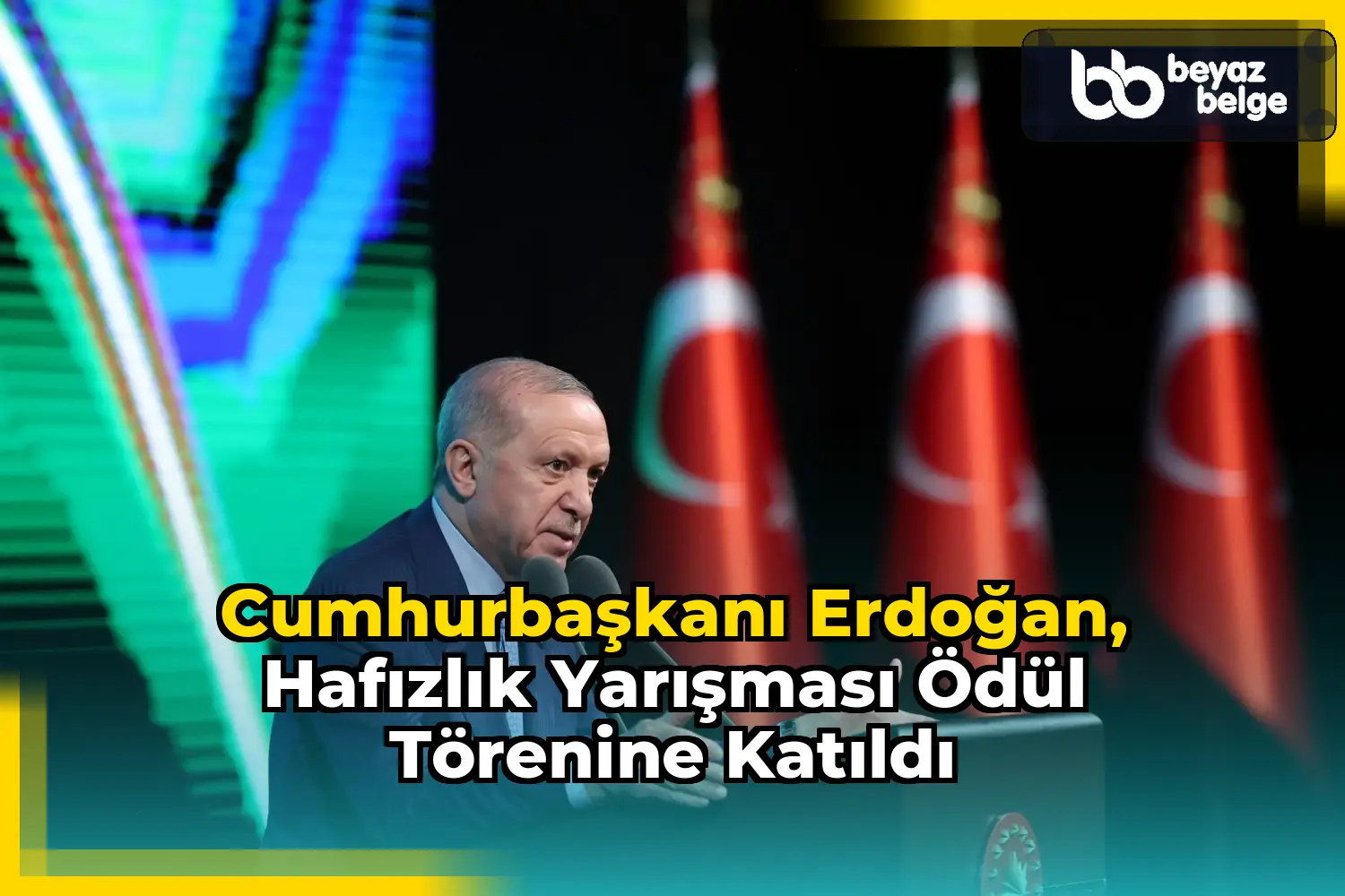 Cumhurbaşkanı Erdoğan, Hafızlık Yarışması Ödül Törenine Katıldı