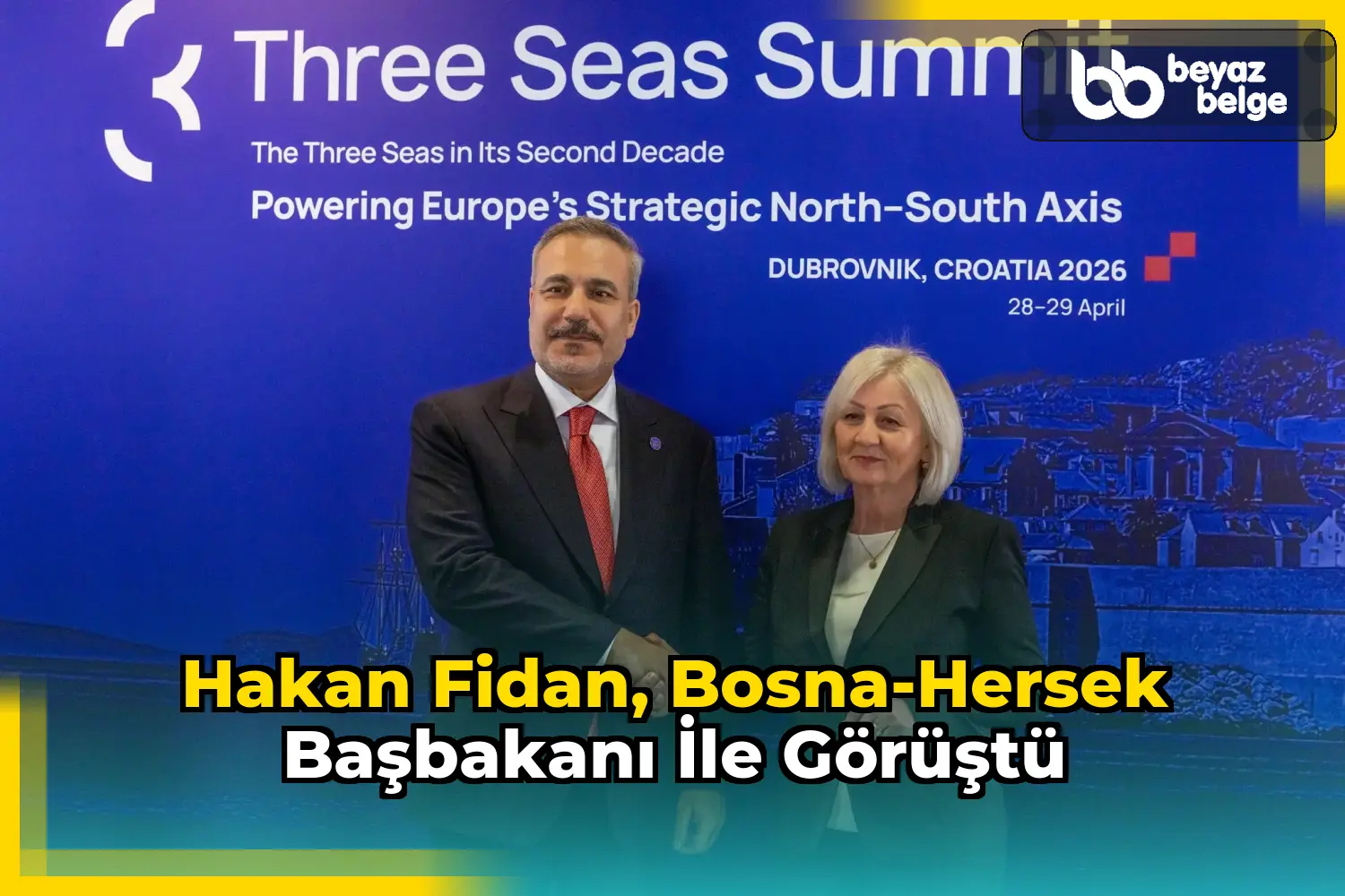 Hakan Fidan, Bosna-Hersek Başbakanı ile görüştü