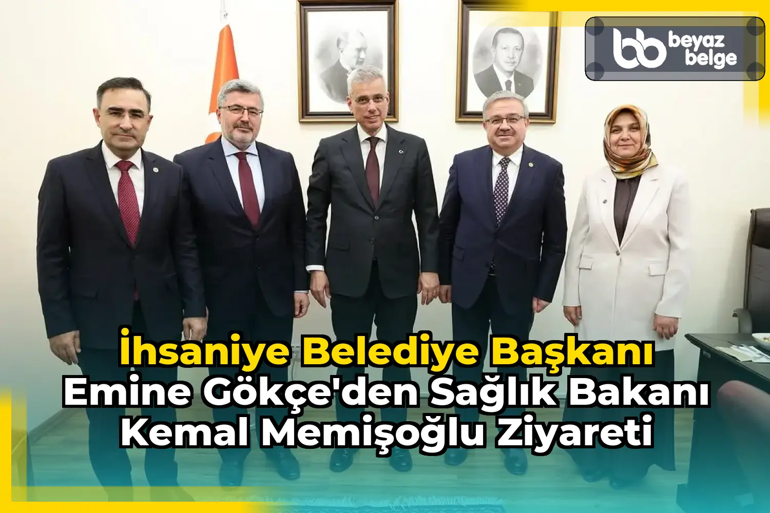 İhsaniye Belediye Başkanı Emine Gökçe'den Sağlık Bakanı Kemal Memişoğlu Ziyareti