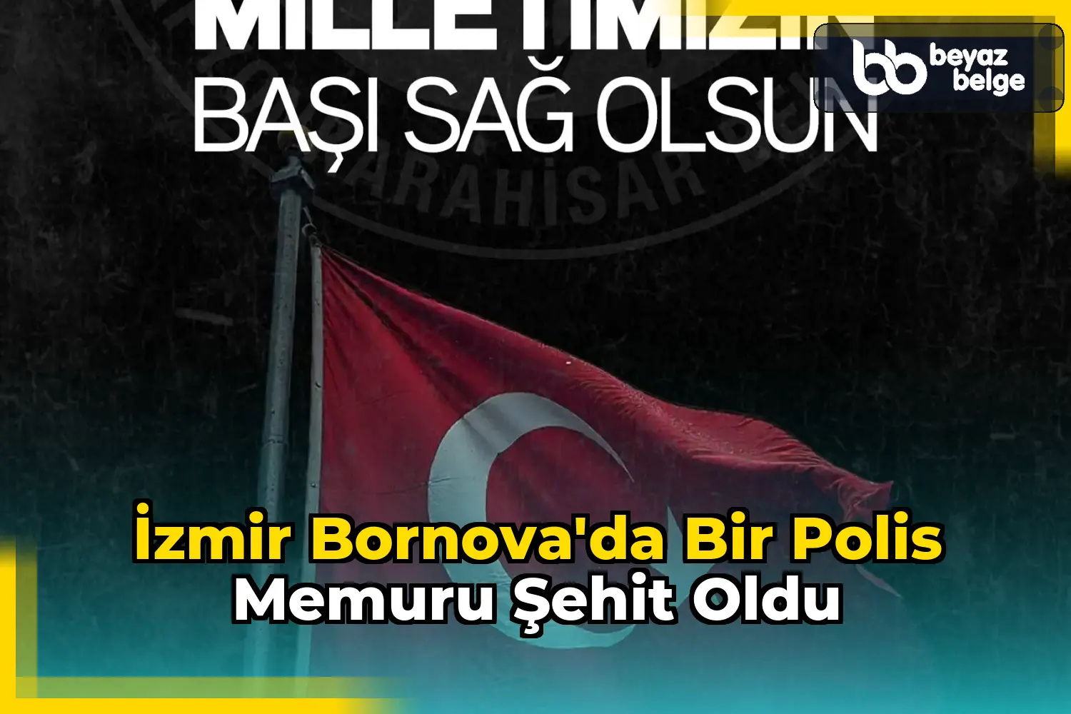 İzmir Bornova'da bir polis memuru şehit oldu