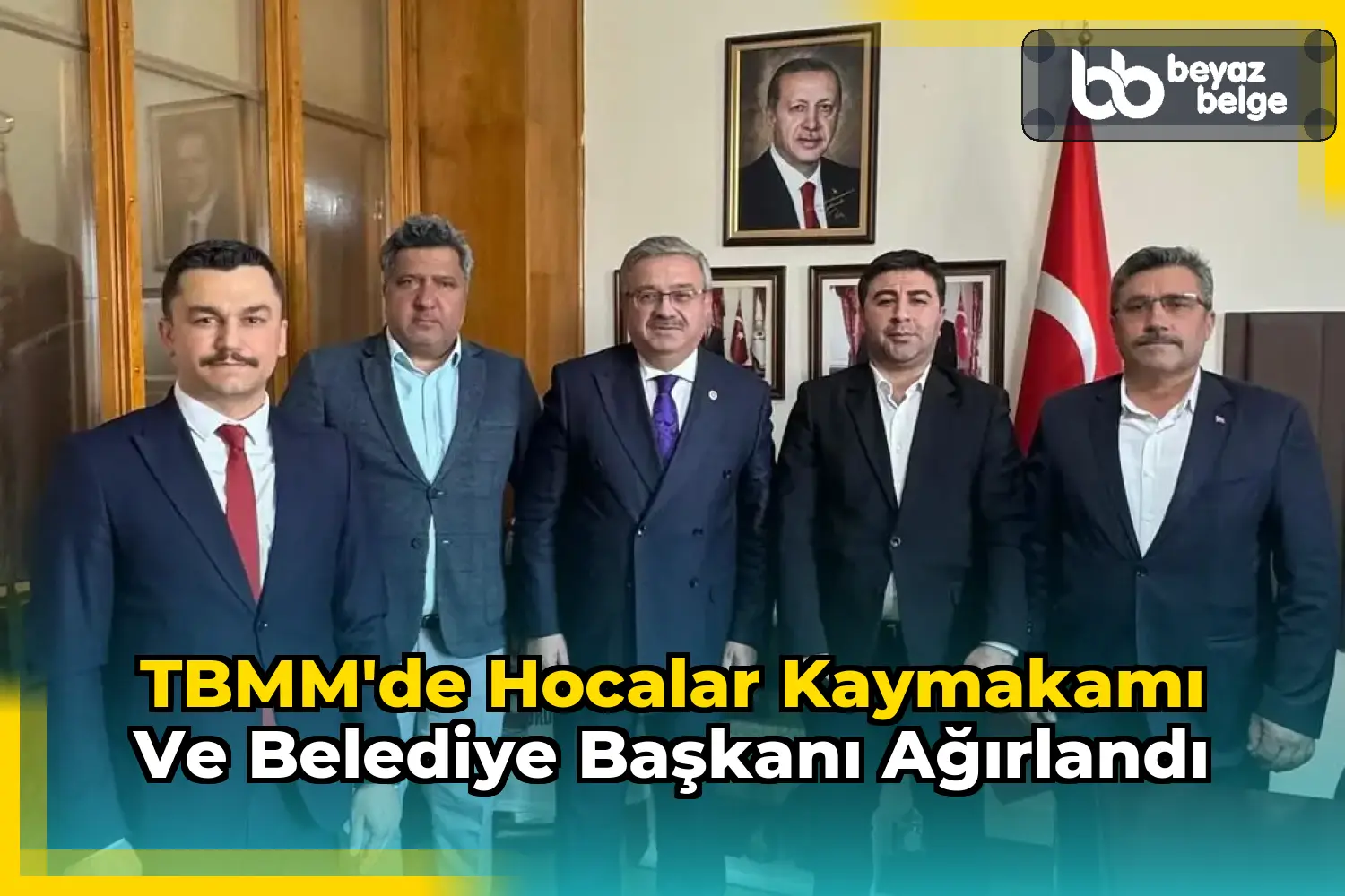 TBMM'de Hocalar Kaymakamı ve Belediye Başkanı Ağırlandı