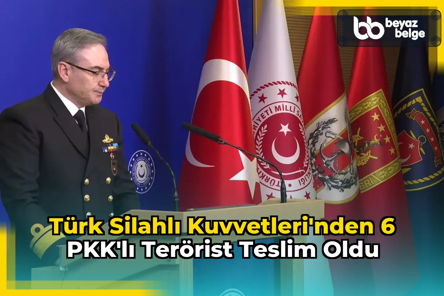 Türk Silahlı Kuvvetleri'nden 6 PKK'lı terörist teslim oldu