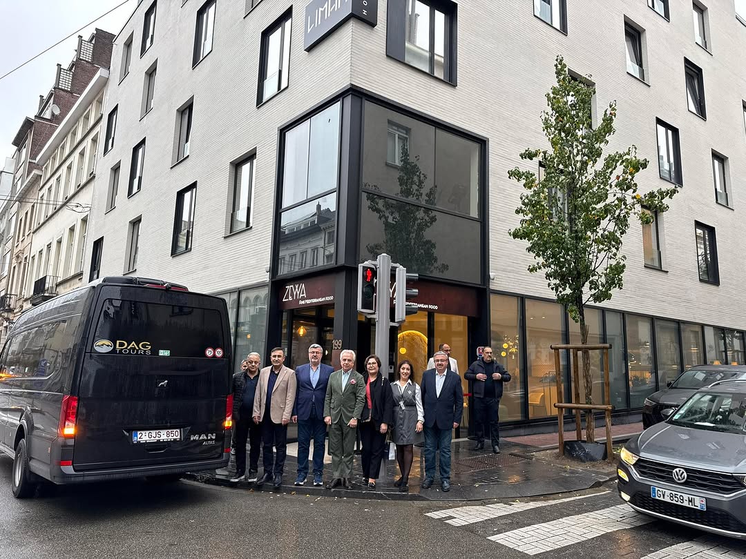 Afyonkarahisar Milletvekili Ali Özkaya Brüksel'de İş İnsanlarıyla Buluştu