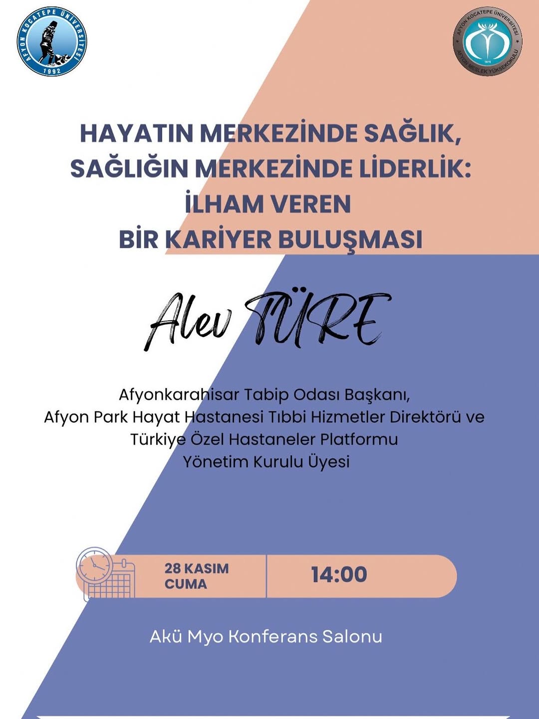 Afyon Kocatepe Üniversitesi'nde Bugün: İlham Veren Bir Kariyer Buluşması