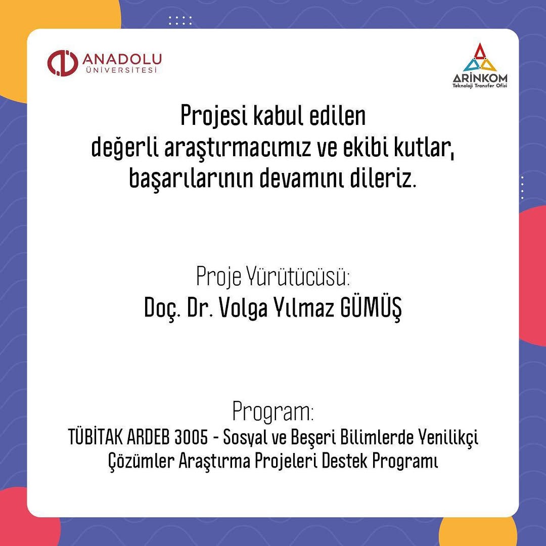 Anadolu Üniversitesi'nden Destek Alan Araştırmacı ve Ekibine Kutlama