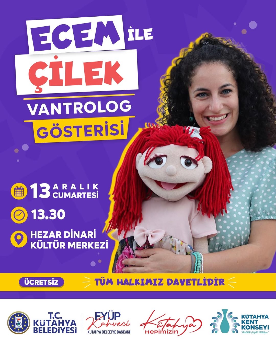 Kütahya Belediyesi ve Kent Konseyi İş Birliğiyle Düzenlenen Eğlence Dolu Etkinlik