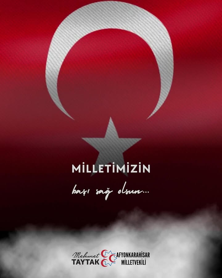 Afyonkarahisar Milletvekili'nden Şehit Askerlerimize Başsağlığı Mesajı