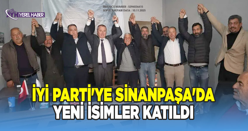 Sinanpaşa'nın Sevilen İsimleri İYİ Parti'ye Katıldı