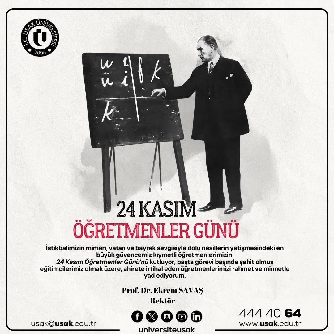 24 Kasım Öğretmenler Günü Kutlaması