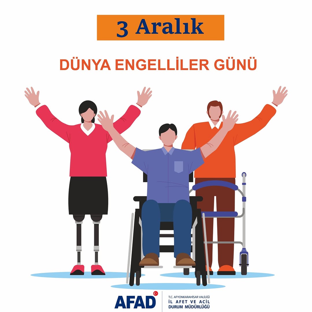 AFAD Afyonkarahisar'dan Yapılan Paylaşım