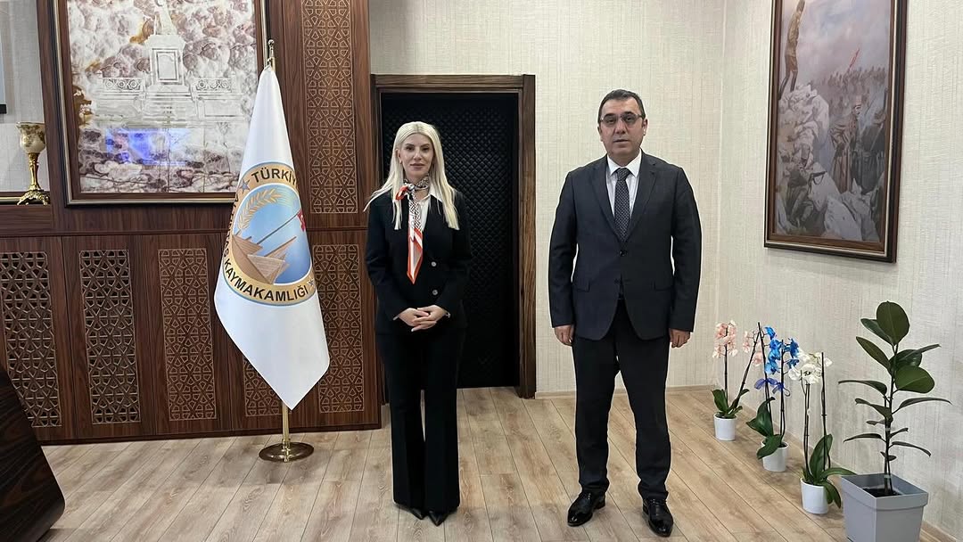 Kütahya İl Özel İdaresi Genel Sekreteri Mücahit ERACAR, Kaymakam Ayşegül YILDIRIM'ı Ziyaret Etti